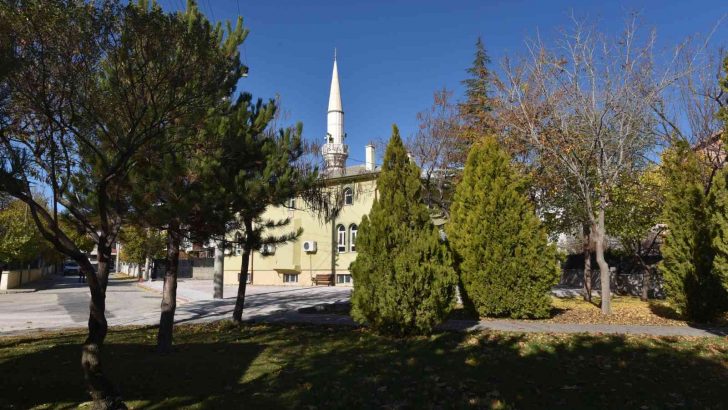 Selçuklu’da cami avluları yeşile büründü