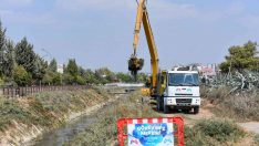 Tarsus’ta 6 bin 696 metre dere ve beton kanal temizliği yapıldı