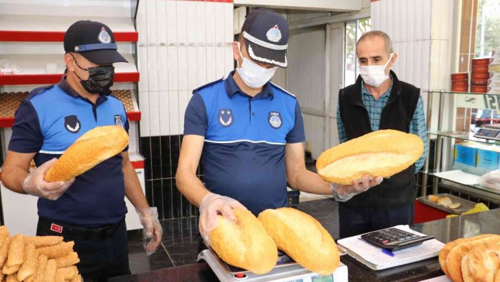 Toroslar zabıtası fırınlarda gramaj ve hijyen denetimi yaptı