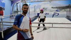 Türkiye’nin tek kayak simülasyonu acemileri sezona hazırlıyor