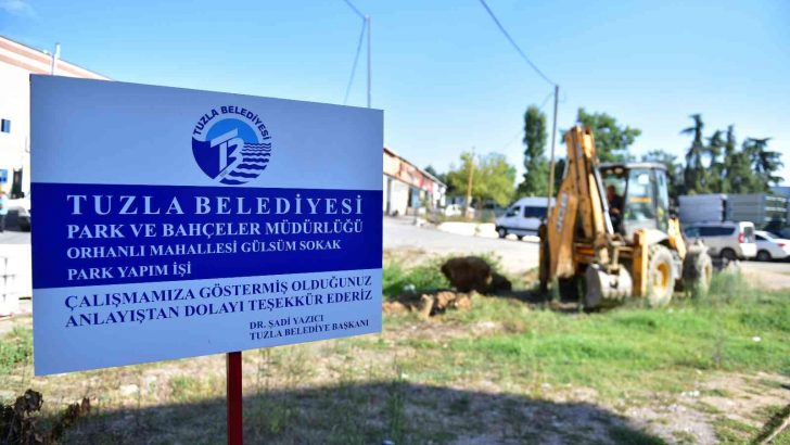 Tuzla’ya 5 yeni park daha kazandırılıyor