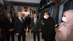 Ulaştırma ve Altyapı Bakanı Karaismailoğlu Sincan’da esnafı ziyaret etti