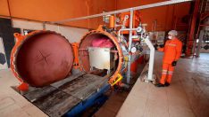 Ayda 210 ton tıbbi atığı evsel atığa dönüştürüyor