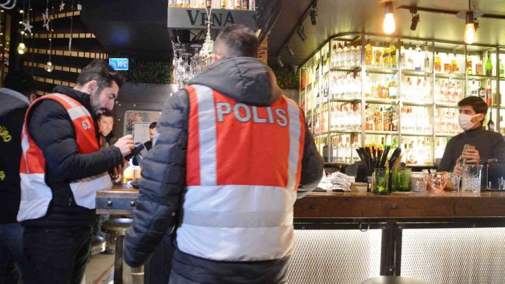 Beşiktaş’ta alkollü mekanlara denetim gerçekleştirildi