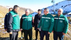 Bölge Müdürü Yavuz; Narman Şehitler Barajında incelemede bulundu