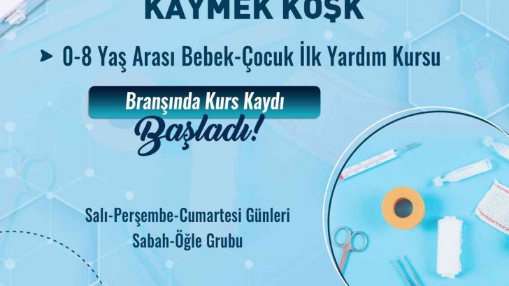 Büyükşehir KAYMEK’ten anne babalar için ilk yardım kursu