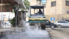 Cerablus’ta yol çalışması tamamlandı