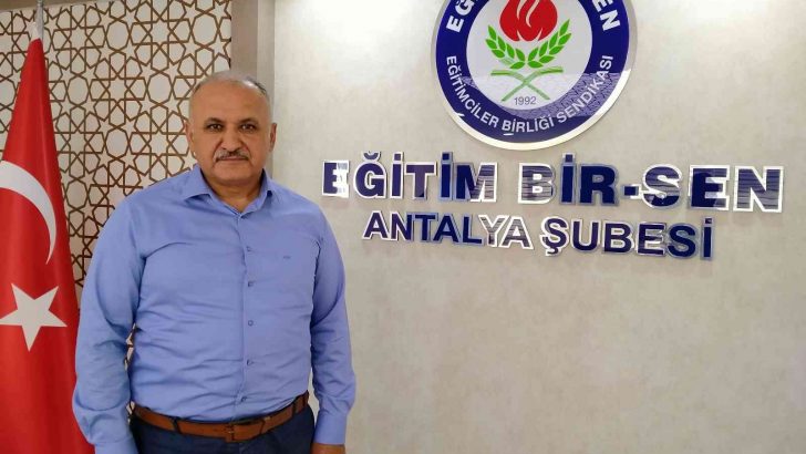 Eğitim Bir Sen Antalya Şube Başkanı Miran: “Öğretmenlik Meslek Kanunu idarecileri de kapsamalı”