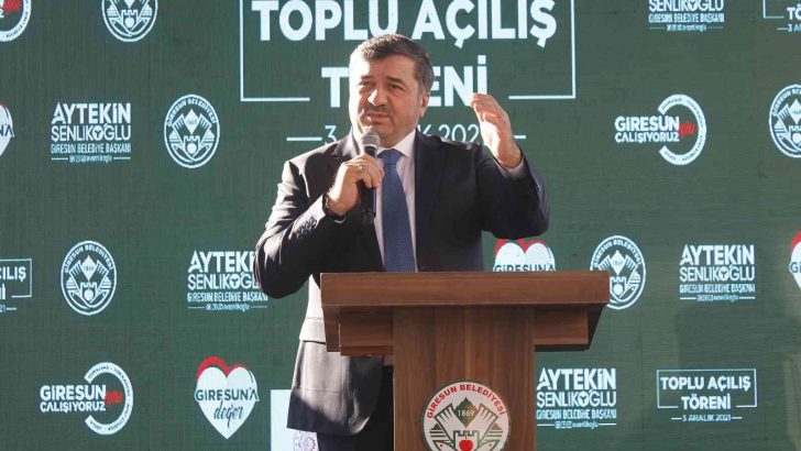 Giresun Belediyesi’nden toplu açılış