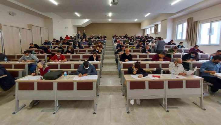Konya devlet üniversitelerinin görevde yükselme sınavları NEÜ tarafından gerçekleştirildi