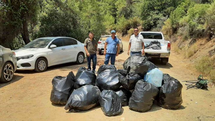 Marmaris’te 1 yılda 57 bin ton çöp toplandı