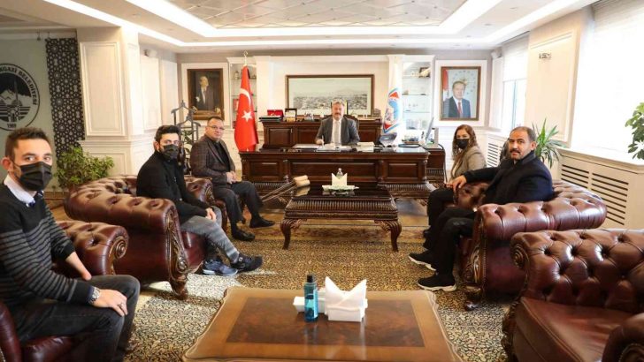 Melikgazi Belediyesi Bedensel Engelliler Spor Kulübü’nden Başkan Palancıoğlu’na ziyaret