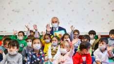 Miniklere özel açılan projeye ziyaret