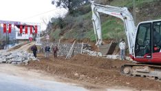 Nazilli Belediyesi’nin Işıklar Mahallesi’ndeki çalışmaları sürüyor