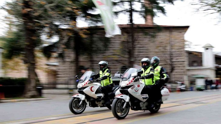 (Özel) Motosikletli 112 ekipleri hayat kurtarıyor
