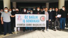 Sağlık işçileri de haklarını istiyor