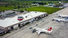 Samsun’da havalimanı yolcu sayısı yüzde 28, uçak trafiği ise yüzde 8 arttı