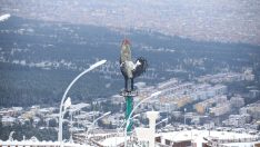 Seyir Tepesi beyaz örtüyle bir başka güzel