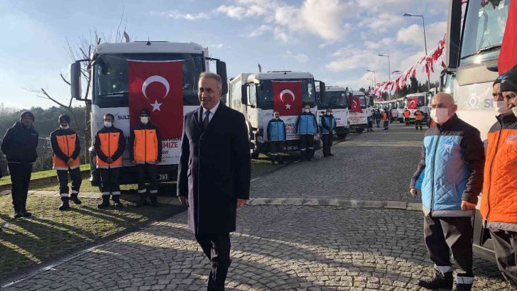 Sultangazi Belediyesi 54 yeni temizlik aracını filosuna dahil etti