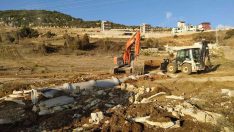 Torosların yüksek kesimlerinde yol çalışmaları sürüyor