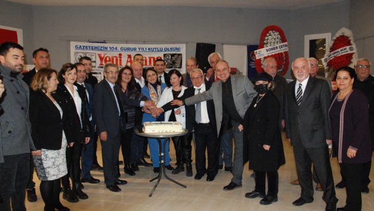 Yeni Adana gazetesi 104. yayın yılını kutladı