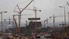 Akkuyu NGS’nin 1’nci güç ünitesine iç koruma kabuğunun 5. katmanı kuruldu