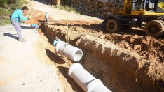 Alanya’da yağmur suyu çalışması