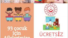Aydın’da 2021 yılında 93 çocuk için ücretsiz kreş desteği sağlandı