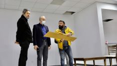 Başkan Atabay Amfi Tiyatro ve Gençlik Merkezi’ndeki çalışmaları denetledi