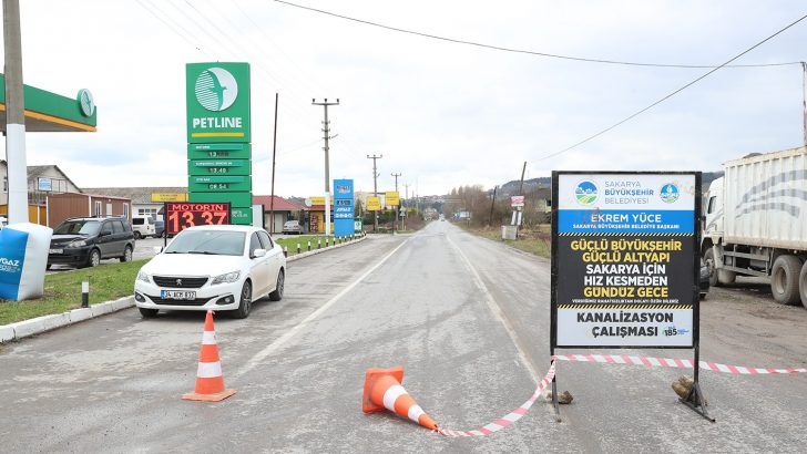 Başkan Yüce, atıksu hattının çalışmalarını yerinde inceledi