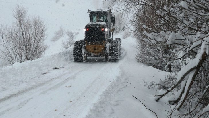 Bitlis’te 332 köy yolu ulaşıma kapandı