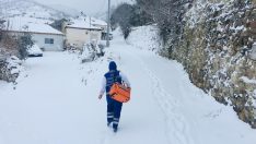 Büyükşehir kar kış dinlemedi, vatandaşın ayağına gitti