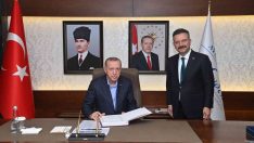 Cumhurbaşkanı Erdoğan Aydın Valiliği’ni ziyaret etti