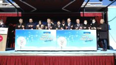 Dursunbey’de doğalgaz ateşi yandı