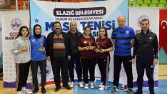 Elazığ’da masa tenisi turnuvası sona erdi