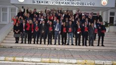 Emekliye ayrılan İl Tarım ve Orman Müdürlüğü personeline vefa plaketi