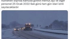 Kamu personellini yarın izinli sayılacak