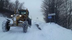 Samsun’da karla mücadele