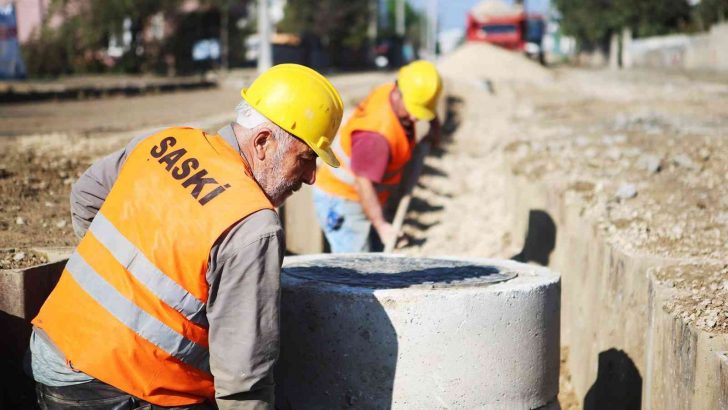 Yunus Emre Mahallesi’ne bin 200 metrelik yeni altyapı hattı