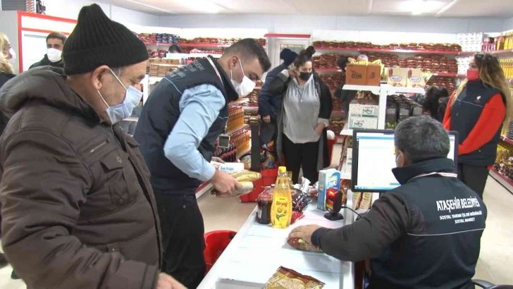 Ataşehir’de sosyal marketlerin 3.sü açıldı